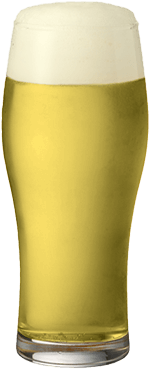 レモンホップのグラスビール