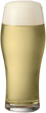 パインダズルのグラスビール